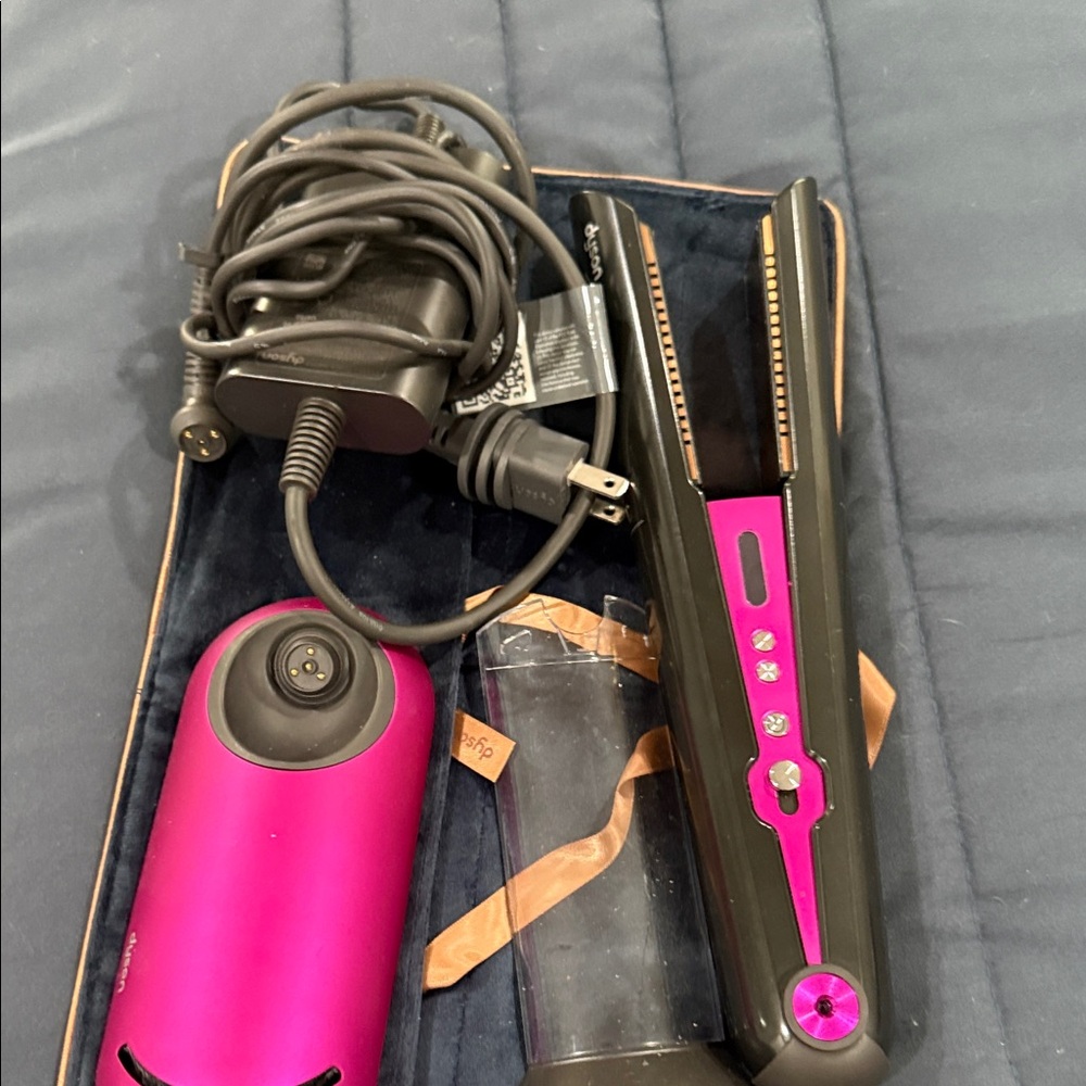 Dyson Pink and Black Hair Styling Set